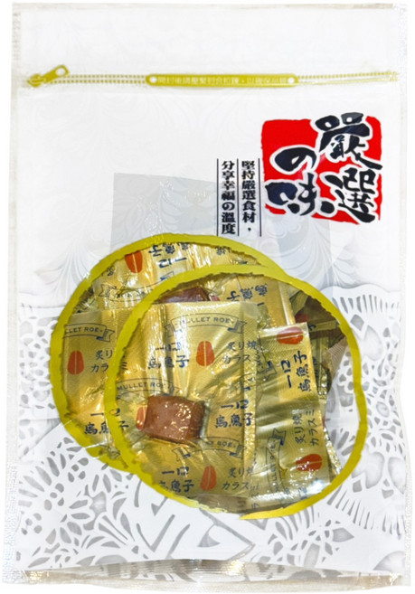 烏魚子一口吃 獨立包裝 炭火慢烤 即食海味零食, 1套, 250G