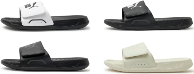 푸마 로얄캣 컴포트 2 에센셜 남녀공용 데일리 벨크로 발편한 사무실 슬리퍼