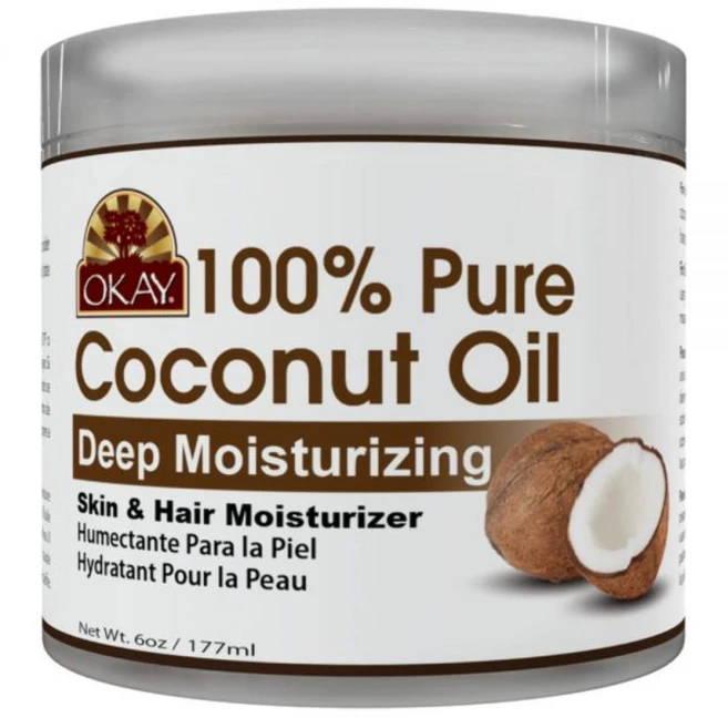 오케이 100% 헤어 앤 스킨용 코코넛 오일 177ml, 1개 - 쿠팡