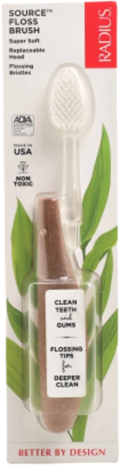 래디어스 소스 칫솔 + 교체용 헤드 소프트, 칫솔+교체용 헤드, 1개 - 쿠팡