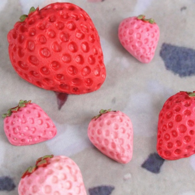 실리콘 몰드 틀 - 미니 딸기 7구, 1개