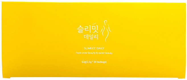 슬리밋 데일리 감비차 한방 차 레시피 1박스 30개입 한달분, 2.1g