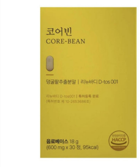 코어빈 유로디에트 덩굴팥 추출분말 600mg x 30정, 코어빈 x 월분