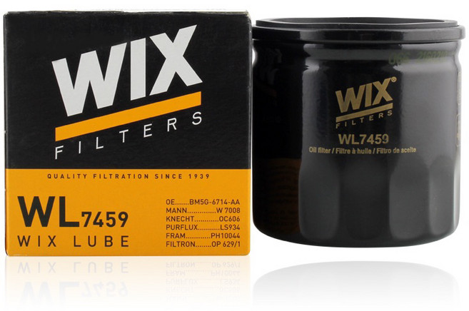 WIX 機油芯 機油濾芯 WL7459 MAZDA 馬自達 121 (JASM/JBSM) 2 (DY) 引擎保護, 1個