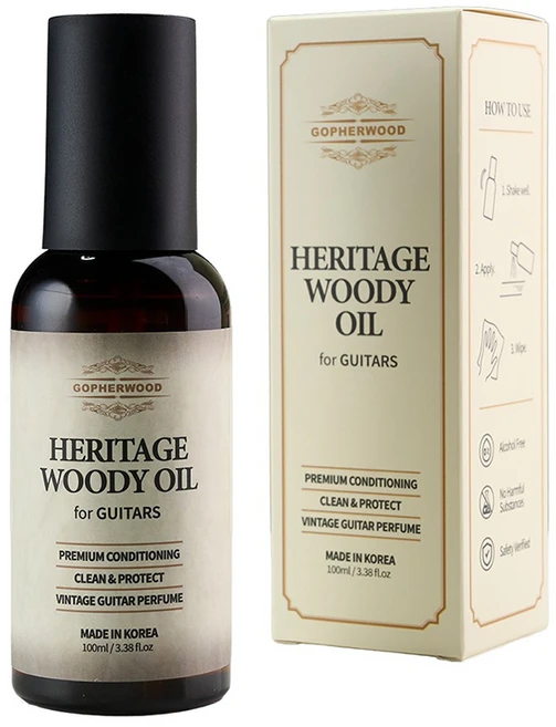 고퍼우드 헤리티지 우디오일 기타 보습 광택 관리 용품 100ml, 1개 - 쿠팡