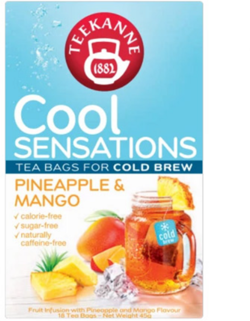 티칸네 카페 오피스 꽃 잎 고급 과일 건강 허브 티 차 파인애플 앤 망고 18T 1개, 2.5g, 18개입, 2개