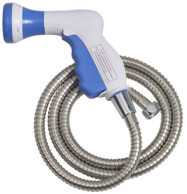 원터치스프레이건 황동메탈호스1.5M세트 욕실 베란다 분사기 청소 세차 정원, 1세트