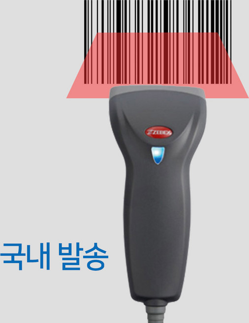 스마트폰 바코드스캐너 핸드 택배스캐너 바코드리더기, 블랙, USB, 1개