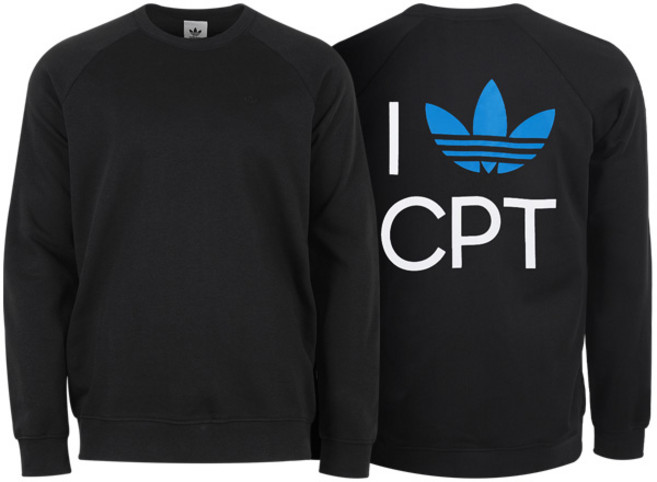 아디다스 에센셜 TRF 크루 기모 맨투맨 긴팔 티셔츠 GB6521