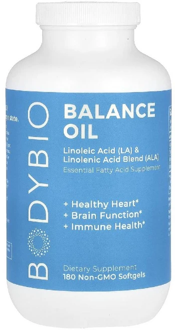 바디바이오 Balance oil 밸런스 오일 리놀레산 LA 리놀렌산 ALA 180정, 1개 - 쿠팡