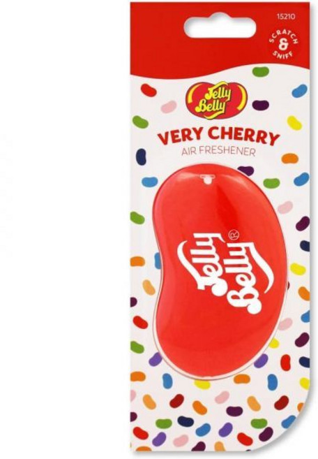 Jelly Belly 젤리벨리 차량 방향제 에어 프레시너 베리 체리 18g, Vanilla, 1 Count (Pack of 1), 1개