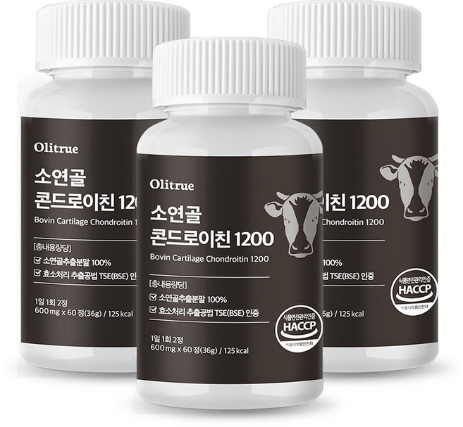올리트루 소연골 콘드로이친 1200, 3개, 60정