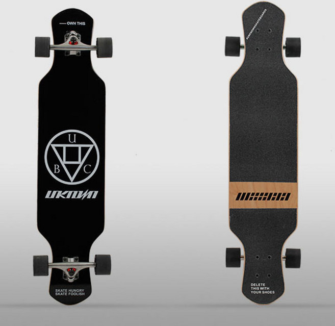 언노운 41 롱보드 댄싱롱보드 스케이트보드 정비용품사은품, 언노운 41인치 블랙 롱보드, 1개