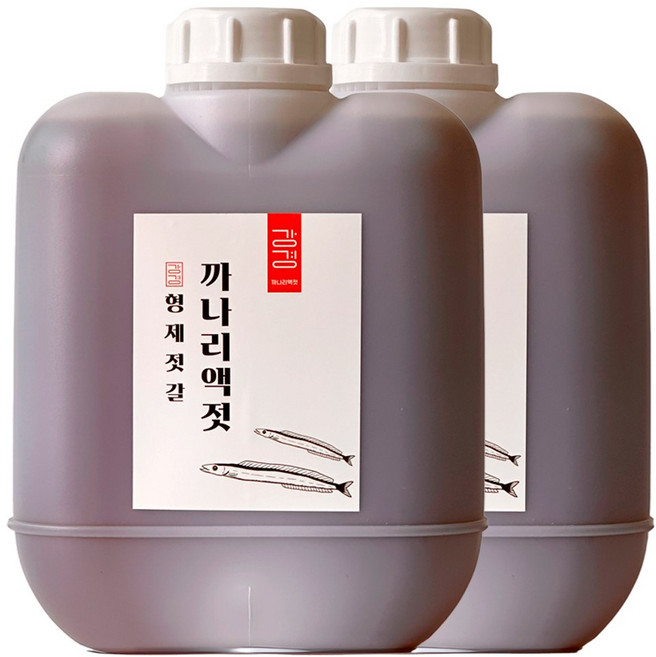 강경형제젓갈 국산 까나리액젓 원액 100% 5kg, 2개