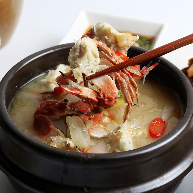 밥도둑 전라도 여수 시원한 돌게 된장찌개 밀키트, 3개, 200g