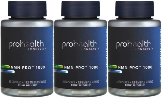 프로헬스 NMN Pro 1000 1000mg 60캡슐, 3개, 30회분