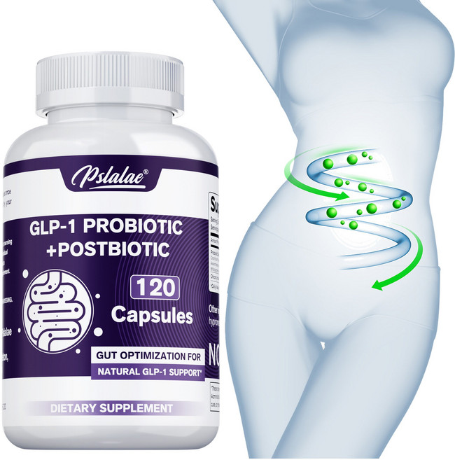 GLP-1 프로바이오틱스+포스트바이오틱스-대사 지원 완벽한 면역 소화 지원, 2개, 60정