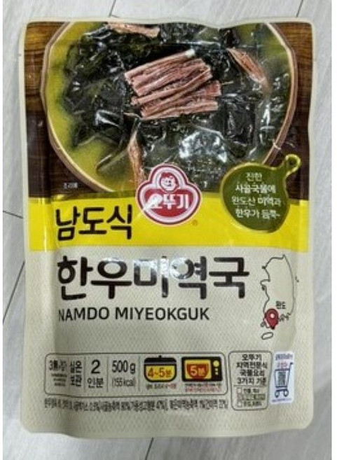 오뚜기 남도식 한우미역국, 500g, 1개