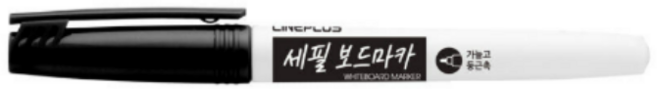 라인플러스 / 세필 보드마카 / 가늘고 둥근닙 2mm / 화이트보드마카 세필마커 보드마커 세필보드마카검정 세필모드마카3색 세필보드마카 보드마카세필, 10개, Black