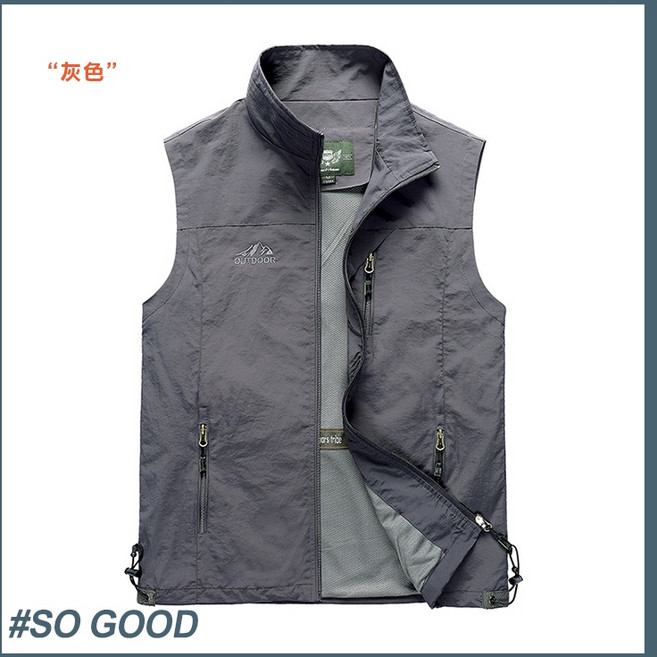 戶外休閒多口袋 戰術 登山 釣魚 機能 個性 攝影男 工裝外套