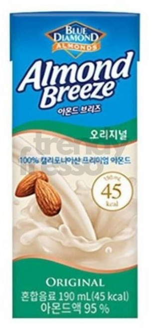 앤서룸 아몬드브리즈 오리지널 190ml 24팩 사무용품, 1개