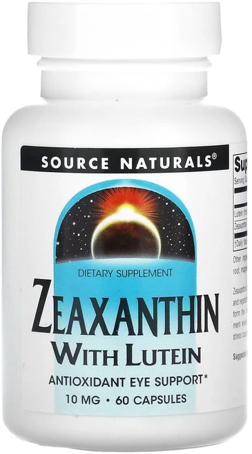 소스내추럴스 지아잔틴 루테인 뉴테인 10mg 60캡슐 제아잔틴 금잔화꽃추출물 Lutein, 성인남녀공용, 알약/캡슐, 60정, 1개 - 쿠팡