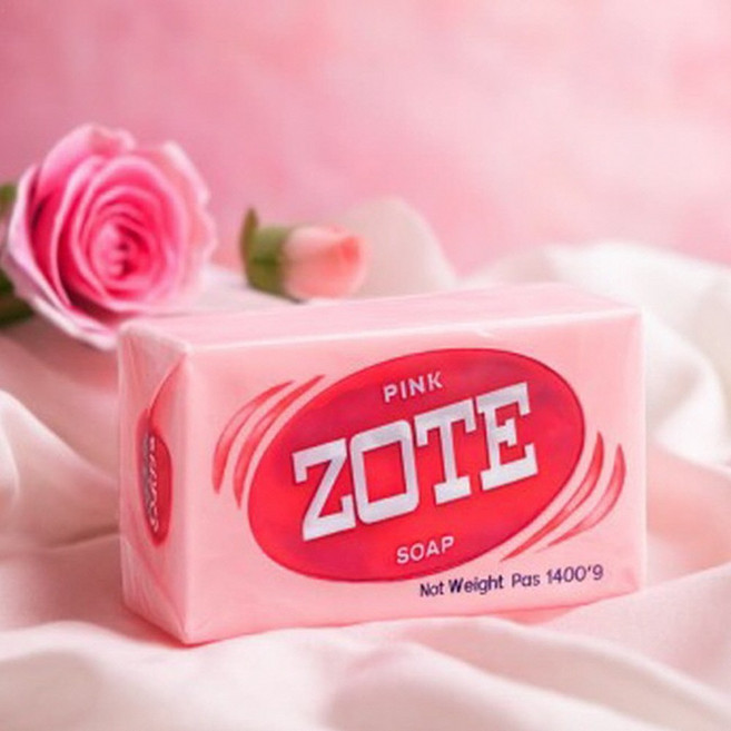 조트 ZOTE 만능 세탁비누 손빨래 유성얼룩 기름때 400g 핑크 블루 화이트, 1개, 400ml, 핑크 비누