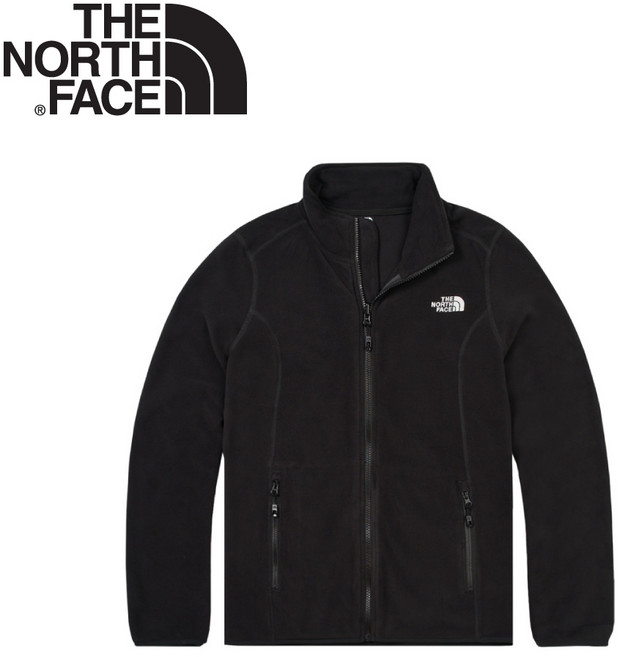 The North Face 女 立領抓絨外套 舒適保暖