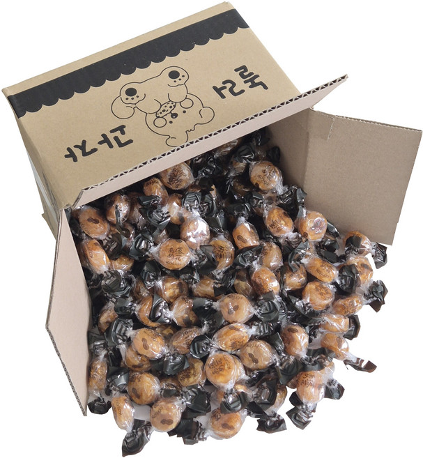 [놀러과자] 카수가이 라카아메 땅콩사탕 대용량 개별포장, 150개, 7.2g