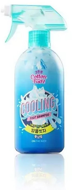 발을씻자 코튼 풋샴푸 쿨링 510ml, 1개