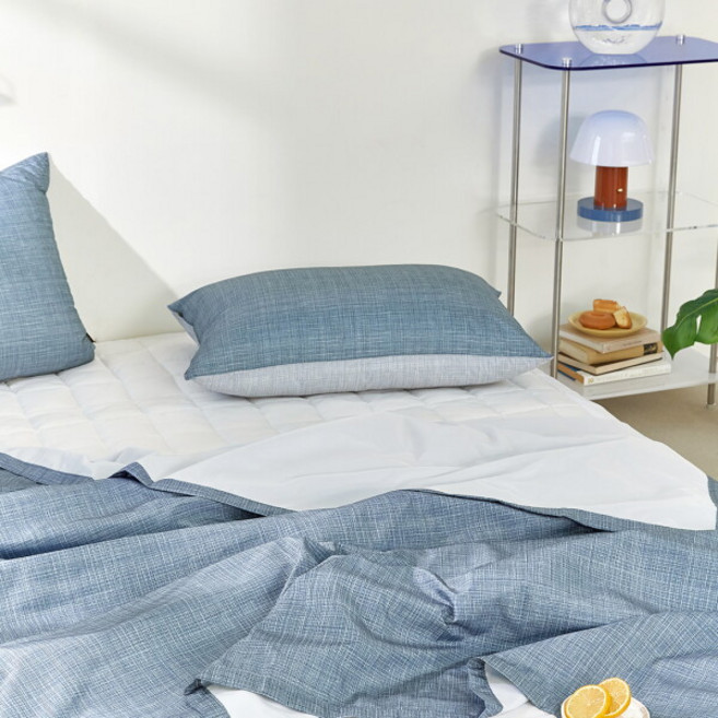 [파르페by알레르망] 페이드 듀라론 냉감 2겹 여름이불 Q