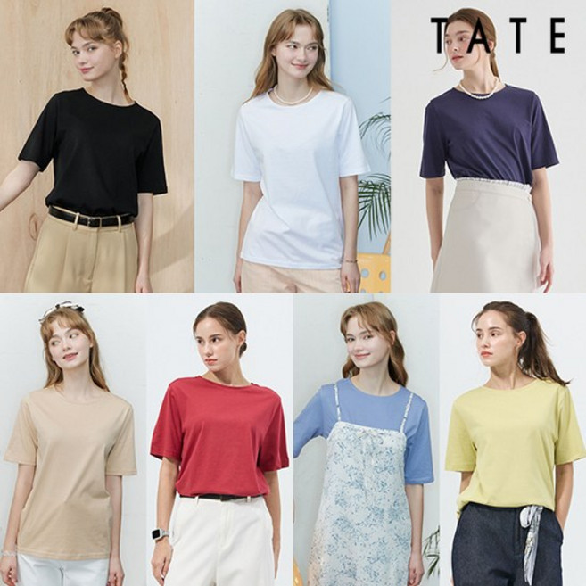 테이트 여성 썸머 오가닉 티셔츠