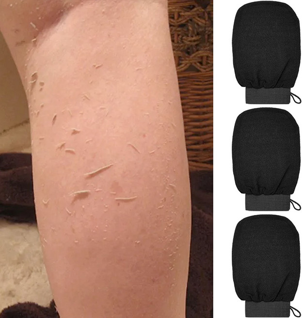 네이처수 저자극 등때밀이 때타올 때장갑, 1세트, 3매