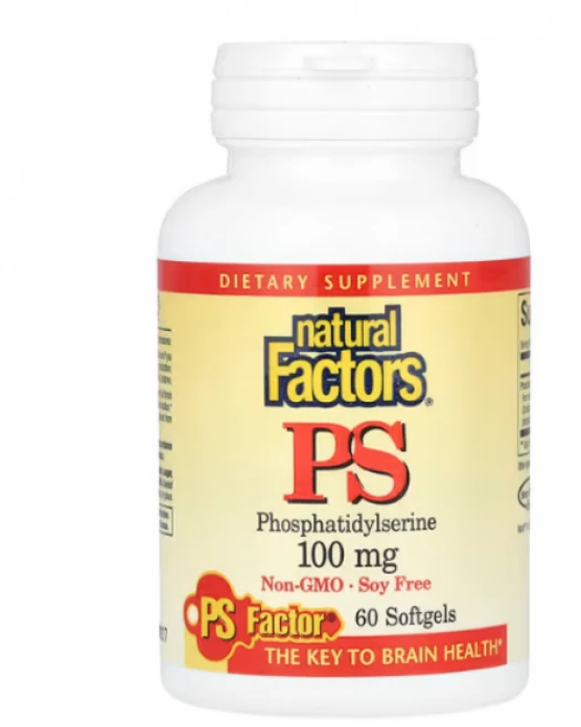 Natural Factors PS 포스파티딜세린 100mg 60정 x 2개 - 쿠팡