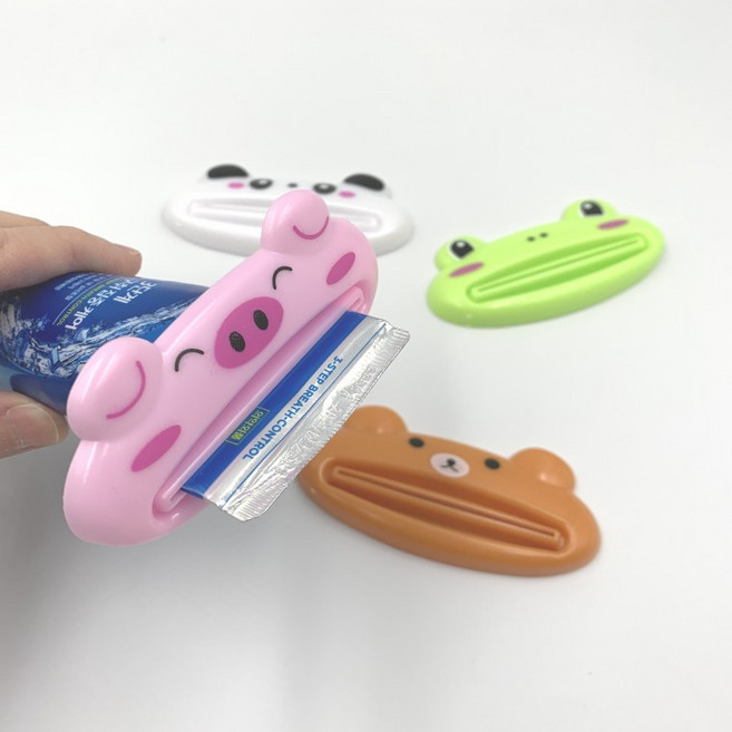 귀여운 캐릭터 알뜰 치약짜개, 1개, 곰