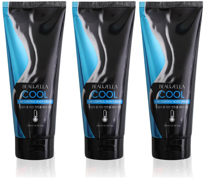 뷰셀라 쿨라인 컨트롤 바디크림 3개 200ml