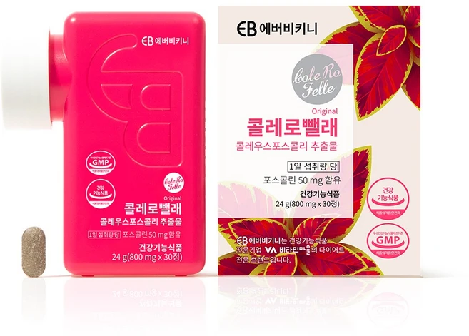 에버비키니 콜레로 뺄래 24g, 30정, 1개 - 쿠팡