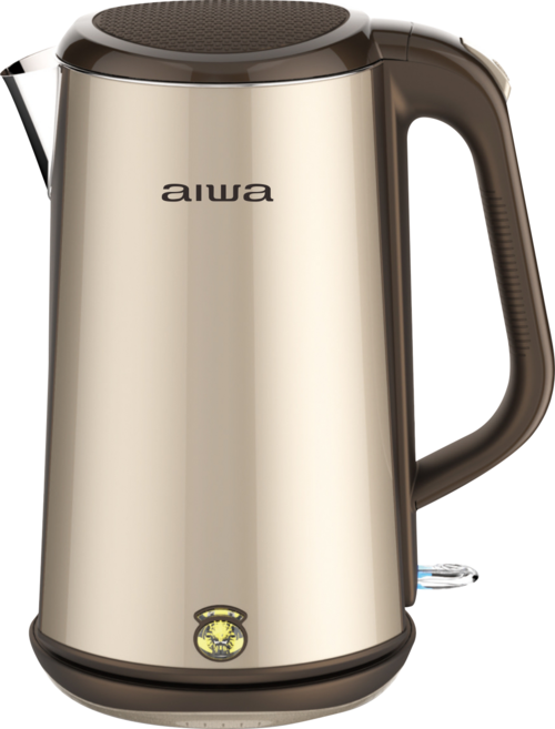 AIWA 愛華 三層防燙電茶壺 DKS1318, DKS1318-香檳金, 1個, 1.8L