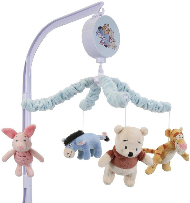 Bedtime Originals 디즈니 곰돌이 푸와 친구들 뮤지컬 아기 침대 모빌, Bedtime Originals 디즈니 곰돌이 푸와 친