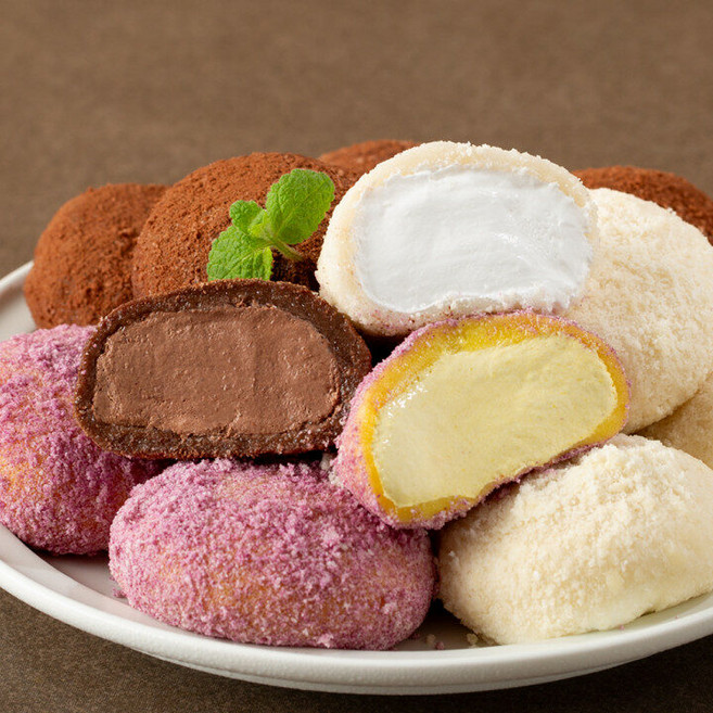 빵빵 찹쌀떡 3종 2팩 구성 (우유 고구마 초코 택1), 옵션01/우유 빵빵 찹쌀떡 (8입) x 2팩