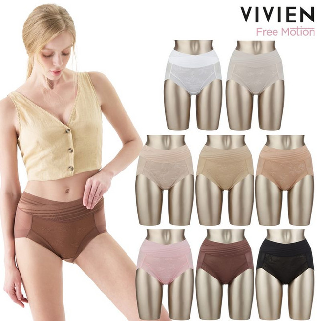 비비안 프리모션22차 쉐이핑 헴팬티 8종