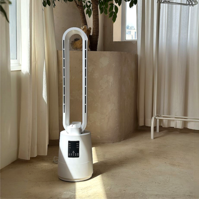 BLDC 날개없는 선풍기 타워형 리모컨, ETTE BLDC 선풍기