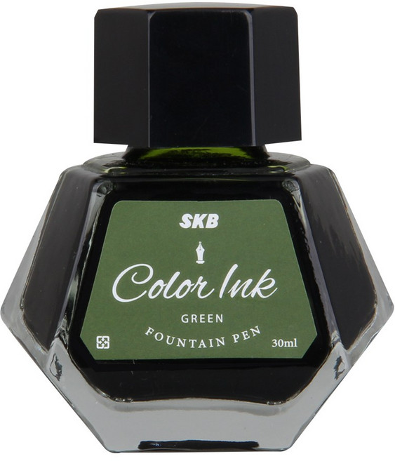 SKB 彩色鋼筆墨水 30ml 台灣製造, INK-210鋼筆墨水/綠色, 1個