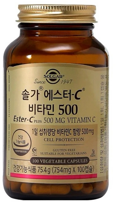 솔가 에스터C 비타민 500, 100정, 1개 - 쿠팡