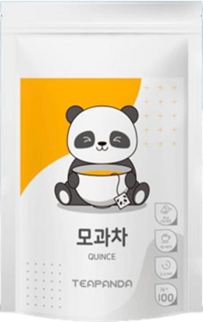 티판다 국산 모과차 생분해 삼각티백, 1개, 100개입, 2g
