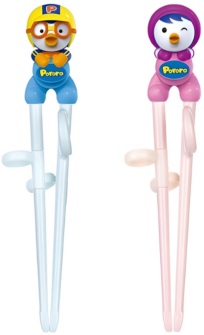뽀로로 에디슨 젓가락 1단계 2개세트 (뽀로로+패티), 상세페이지 참조, 1개