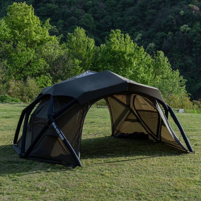 GOOUT SPRINGHILL 복희 에어 돔 텐트 세트 폴리에스터 모델 4~6인용 그린