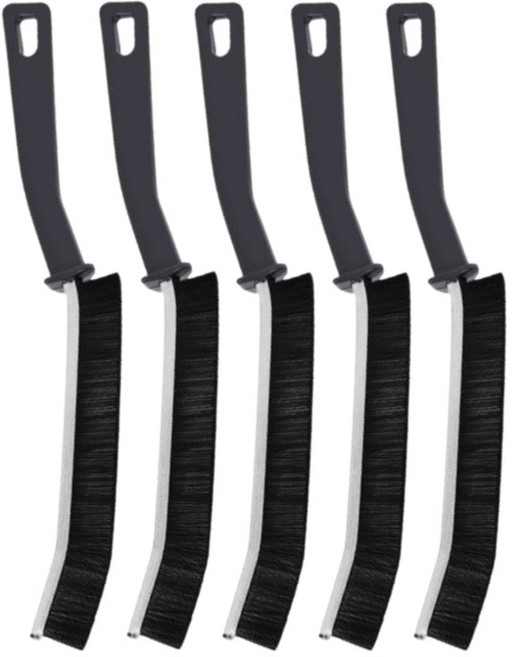 크린홈 틈새 브러쉬, 5개, 블랙