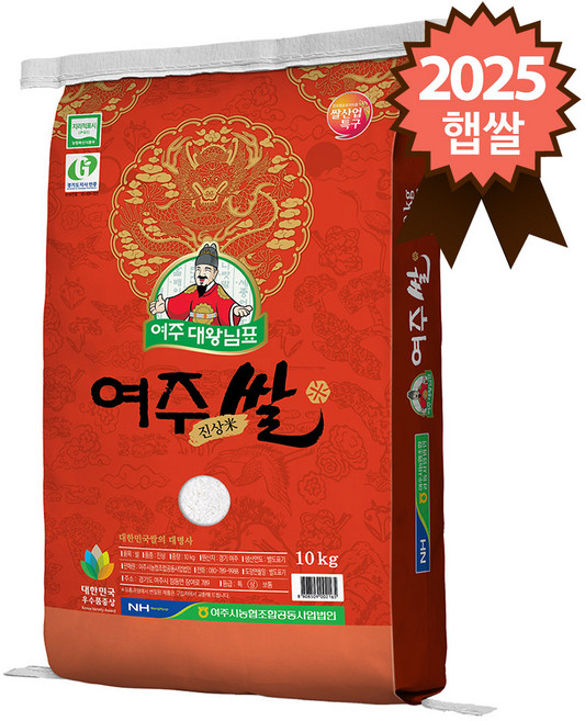 대왕님표 여주쌀 진상미, 상등급, 10kg, 1개