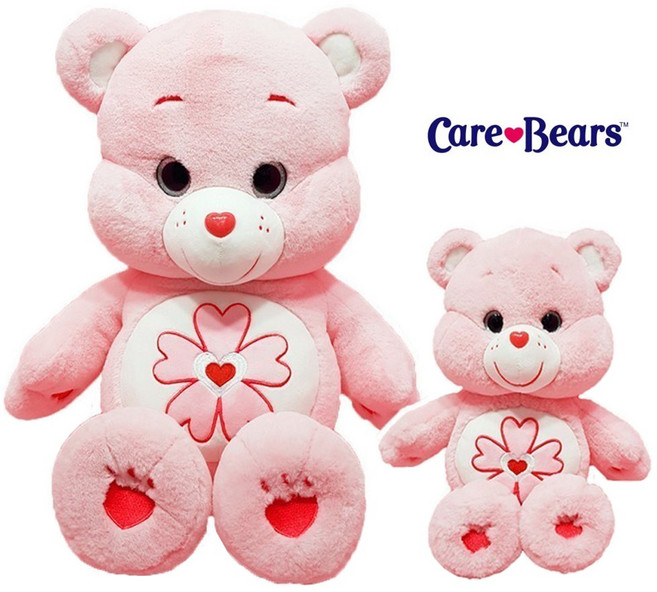 케어베어 곰인형 체리블라썸 특대형 52cm 27cm 핑크곰 테디베어 곰돌이 애착 윌슨 동물 인형, 케어베어 체리블라썸베어 특대 52cm, 1개